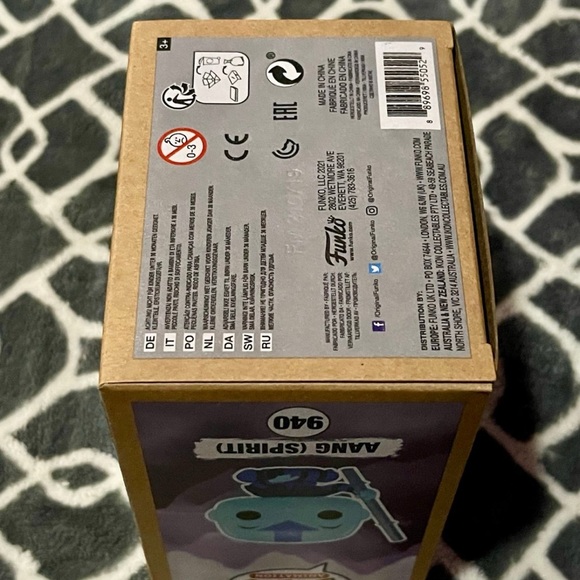 Funko Pop! Ang ( Spirt ) GLOW IN THE DARK #940 Nickelodeon Avatar ! Box Lunch - Picture 6 of 6